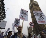 Al menos 14 heridos en las protestas en Londres contra los recortes
