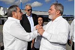 Satisfecho Lula de su visita a Cuba