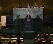 Miles de palestinos celebraron discurso de Abbas en la ONU
